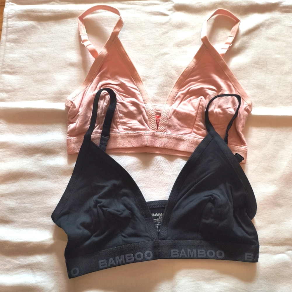 NWT Two Bamboo triangle bralette Size XS